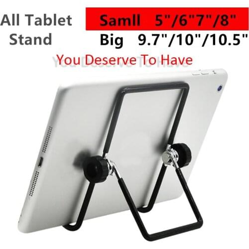 Universal Tablet Holder for IPad Samsung huawei Support Tablet Phone Rubber skin Metal Foldable Phone Stand for IPhone Xiaomi
