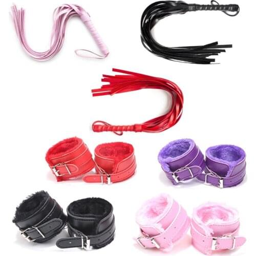 Lingerie Temptation Erotic Lingerie Women Porno Costumes Chemises Sexy Handcuffs+Whip Exotic Accessories