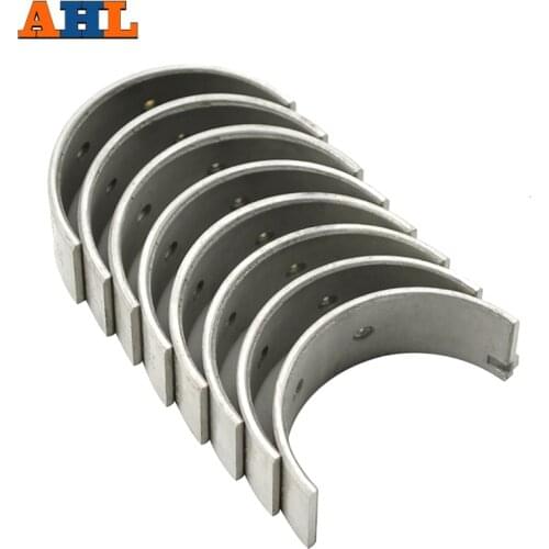 AHL 8pcs/set Motorcycle Engine Parts For Honda VFR400 VFR21 NC21 +50 Oversize Connecting Rod Crank shaft Bearing