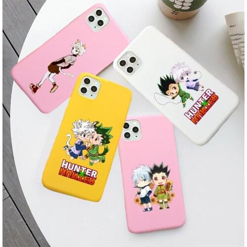 HUNTER x HUNTER HxH Gon Killua anime phone Case For iPhone 11 Pro XS MAX XR X 8 6Plus SE 2020 Candy Soft Silicone