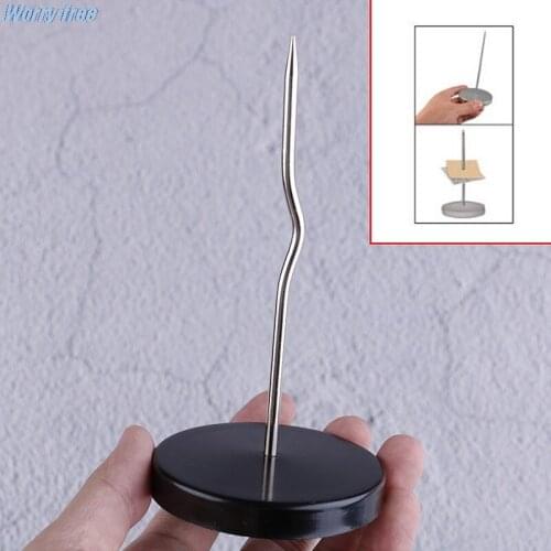 TPXCKz Hot Sale Stainless Steel Straight Rod Paper Memo Holder Bill Fork Fork for Receipt Receipt Note Spike Stick kitchen tool