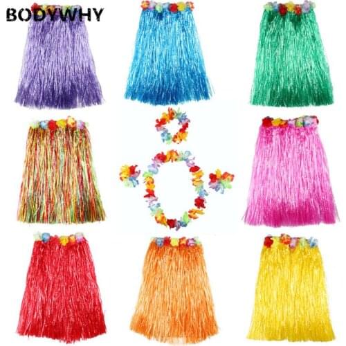 60cm Hawaiian Hula Dance Dress Adult Suit Performing Party Wedding Clothes Seaweed Dance Dress Latin Dance Dress Novelty Style