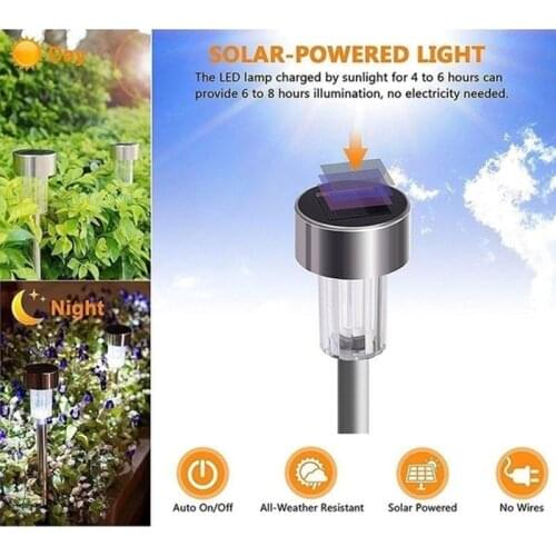 Hot Sale 1/3Pcs Solar Lights LED for Patio Yard Garden Security Pathway Lights Landscape