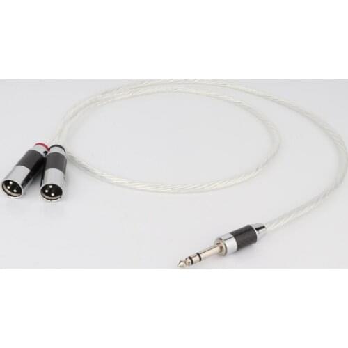 Hi-end 6.35mm to XLR Jack cable 6.35mm (1/4 Inch) TRS Male to 3 PIN XLR Male Balanced Interface Cable