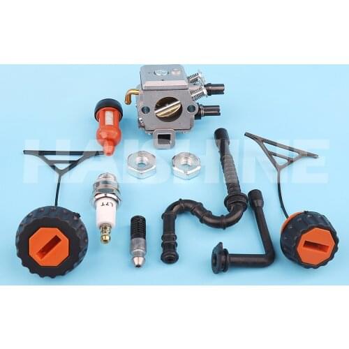 Carburetor Fuel Oil Filter Cap Kit For Stihl 034 036 MS340 MS360 MS 360 Pro 034AV Chainsaw Zama Carb C3A-S31A 1125 120 0651