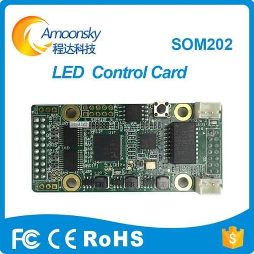 Hot selling unconventional led display usage support brightness adjustment linsn receiving card som202