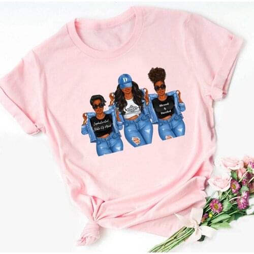 Newest Graphic T-shirts Black Lives Matter Juneteenth Female Tops Women God Says You Are Black Girl Is Beutiful Magic T Shirt