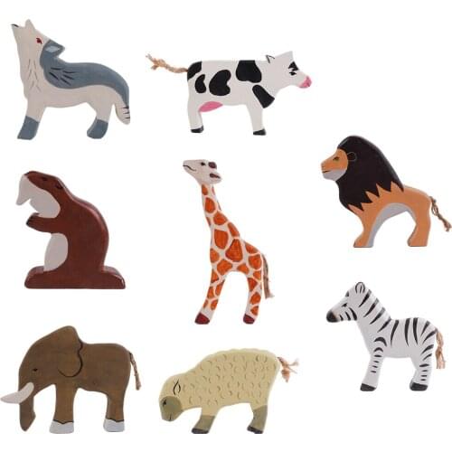 Animal Learning Toys Figurines Figures Model Educational Toys Collection Animal Playset Gift Children Toddlers Home Decoration