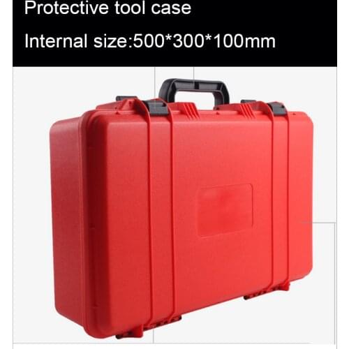 Plastic Tool case toolbox suitcase Impact resistant Instrumentation box Car storage box equipment camera case 500x300x110mm