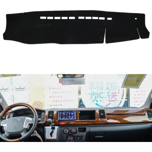 For Toyota HiAce Commuter RegiusAce Ventury Mazda Bongo H200 Dashboard Cover Sun Shade Dash Mat Pad Carpet Interior Accessories