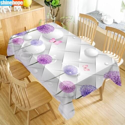 Tablecloth Europe Carved Flowers Pattern Waterproof cloth Thicken Rectangular Wedding table cloth Home Textiles
