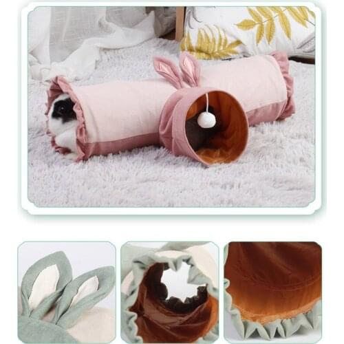 Smal Pet Tunnel Guinea Pig Toys Ferret Play Tunnels Tubes For Rabbits Hedgehog Rat Chinchillas For Small Animals