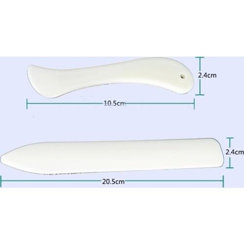 1 set of DIY scrapbook supplies imitation cow bone card making paper folding tool craft paper plastic scraper handicraft