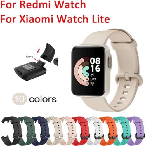 1Pcs Hot Replacement Silicone Strap Global Version Smart Watch Bracelet Wristband for Xiaomi Mi Lite Redmi Watches Accessories