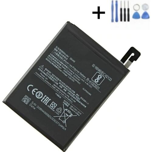 1x 100% New High Quality 3900mAh Battery Replacement for Xiaomi Redmi BN48 Note 6 Pro Smart Phone Batteries + Repair Tools kit