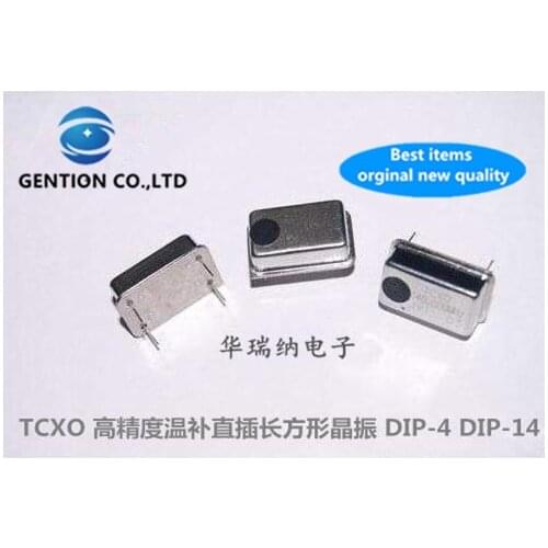 2pcs 100% new and orginal TCXO Rectangular temperature compensated oscillator square wave10M 10MHZ 10.000MHZ CMOS 0.1ppm