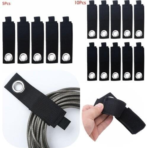 5/10 Storage Straps Extension Cord Holder Tapes Heavy Duty Storage Organizer Fasteners Reusable Hook and Loop Fixing Hanger Rope