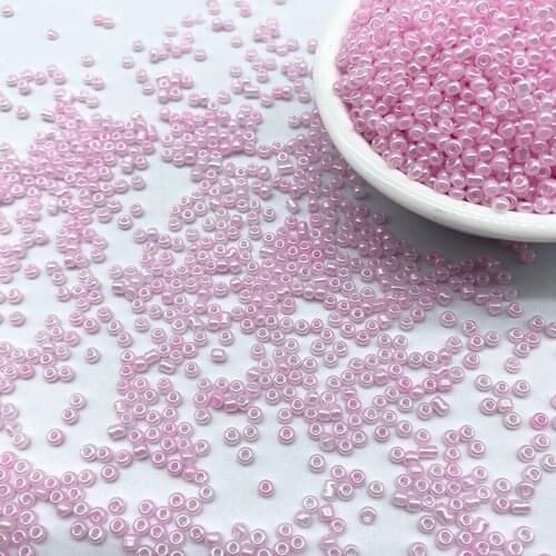 15g/lot 2--4mm Cream Beads Charm Czech Glass Seed Beads DIY Bracelet Necklace Beads for Jewelry Making #13