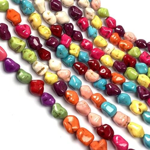 Natural Stone Beads Turquoises irregular shape Loose Beaded Semi-Finished For jewelry making DIY necklace bracelet accessories