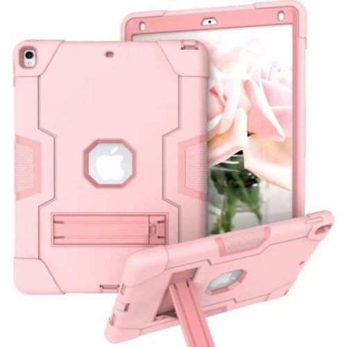 Case For iPad Pro 10.5 case for iPad Air 3 2019 case Kids Safe Rubber Silicone Shockproof Armor Stand Case for iPad Air 2019