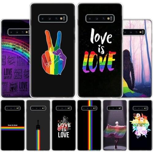 Gay Lesbian LGBT Rainbow Pride Phone Case For Samsung Galaxy A51 A71 A50S A30S A10 A20E A40 A70 M30S A91 A01 A6 A7 A8 A9 Plus