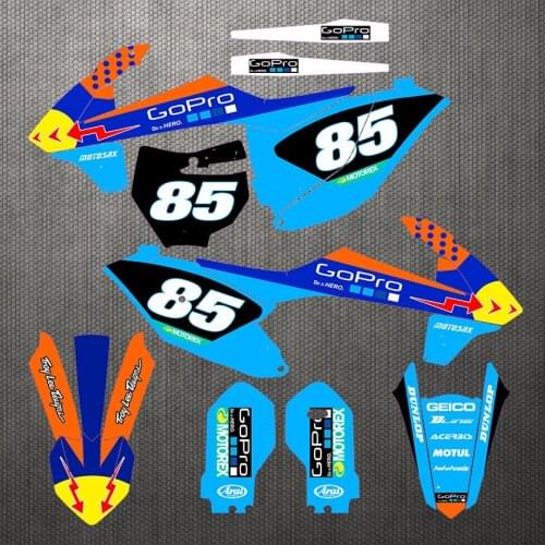 For KTM 85 SX 2020-2018 SX85cc Free Custom Numbers Names Full set of Stickers Graphics Decals Kits For KTM SX85 2018 2019 2020
