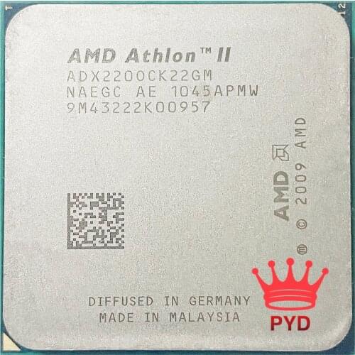 AMD Athlon II X2 220 X2 220 2.8 GHz Dual-Core CPU Processor ADX220OCK22GM Socket AM3