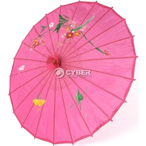 [ Fly Eagle ] Japanese Chinese Umbrella Art Deco Painted Rose-carmine NEW