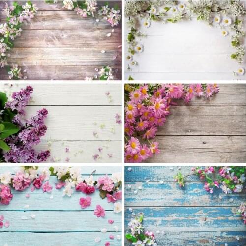 Yeele Vinyl Wood Background for Photography Board Spring Flower Pet Food Photocall Portrait Photographic Backdrops Photo Studio