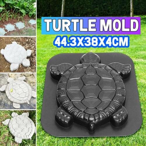 Simulation Turtle Shaped Garden Path Pavement Stepping Stone Maker Mould Mold