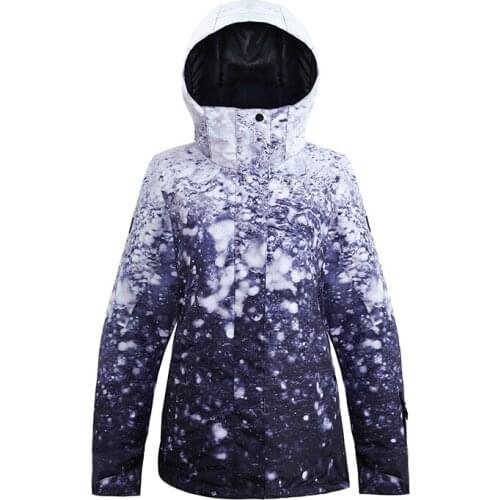 SMN Women Ski Jacket Winter Waterproof Wind Resistant Breathable Snow Coat Snowboard Jacket Outdoor Sport Clothing