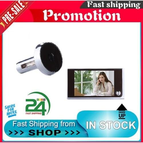 Hot Sale Multifunction Home Security Doorbell 3.5inch LCD Digital Door Peephole Viewer Doorbell Security Drop Shipping