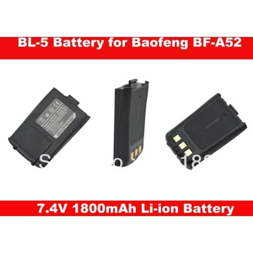 DC7.4V 1800mAh Li-ion Battery Pack for Baofeng BF-A52 Portable Two-way Radio
