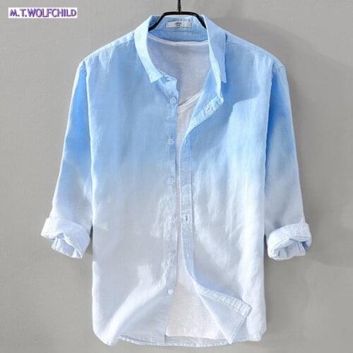 M.T.WOLFCHILD Men's Slim Fit Shirts