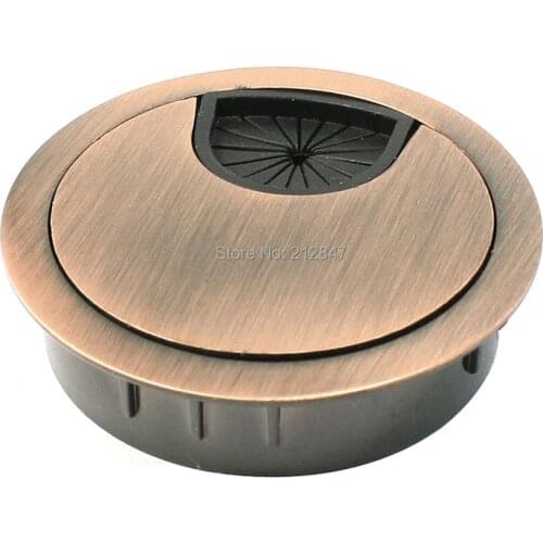 Computer Desk Metal Grommets Wire Cable Hole Round Cover