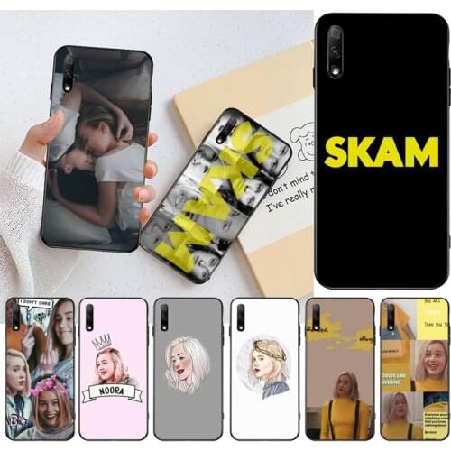 Norwegian gay TV SKAM Noora Soft Silicone Black Phone Case for Huawei Honor 30 20 10 9 8 8x 8c v30 Lite view pro