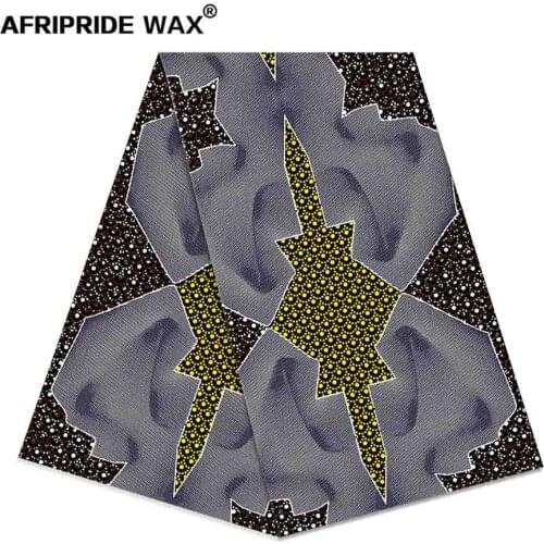 New africa print whole sale batik cotton fabric AFRIPRIDE 100% high quality cotton ankara print for dress curtain A18F0536