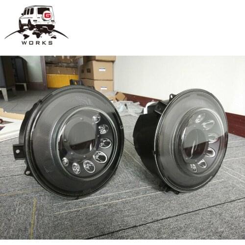 G class W463 G63 G65 Original M style car headlights head lamps LED 1990~2018year W463 G63 car head lights with LED
