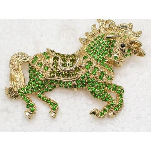 Rhinestone Horse brooch Pin Pendant C845 K2