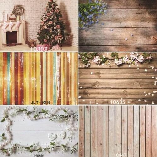 Vinyl Custom Photography Backdrops Prop Wooden Planks Photography Background JL-02