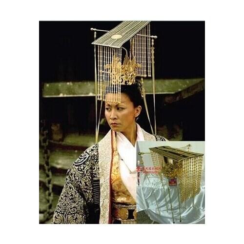 Top Quality Chinese Ancient Empress Hair Tiaras Female Costume Accessory Chinese Movie The Empire of Great Director Di Renjie