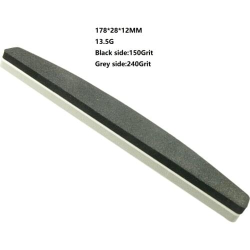 10pcs Nail Files Emery 150/240 Trimmer Buffer Boat shapeNail Art Tools Double-side Washable Buffing Sanding File Sponge