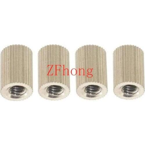 100pcs m3*5/6/8/10/12/15/20/25/30/35/40/45/50 nickel plated Brass knurled round Standoff Spacer