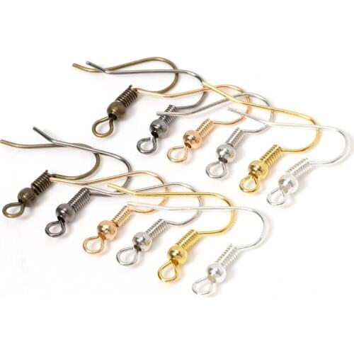 200pcs/lot 8 color Earring Findings Earrings Clasps Hooks Fittings DIY for DIY Jewelry Making Supplies Accessories