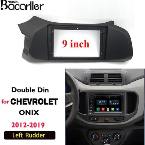 9 Inch Auto Radio Car Player DVD Dashboard Audio Panel Fascia Frame for Chevrolet Onix 2012-2019