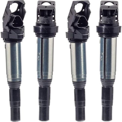 AU05 -4Pcs Car Ignition Coil for BMW 325I 325Ci 328I 330Ci 335I 525I 528I 530I 535I 545I 745Li X3 X5 M5 M6 Z4 12137594937