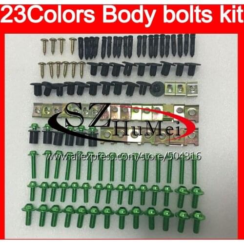Fairing bolts full screw kit For KAWASAKI NINJA ZX11R 90 91 92 ZX-11R ZX11 R ZZR1100 1990 1991 1992 Windscreen bolt screws Nuts