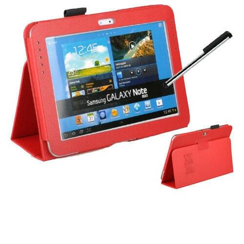 Tablet PU Leather Case Cover for Samsung Galaxy Note 10.1"2012 Release GT-N8000 N8000 N8010 N8020 Stand Cover Funda Conque Case