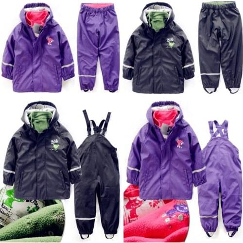 2019 spring new childrens childrens girls waterproof windproof cold raincoat poncho outdoor jacket rain gear