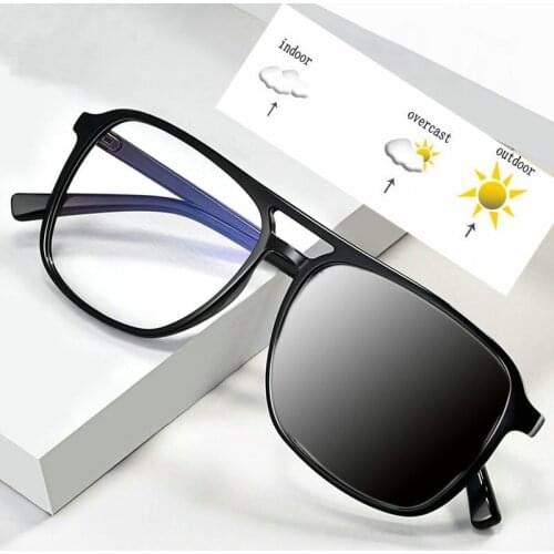 Progressive Multifocal glasses Transition Sunglasses Photochromic Reading Glasses Men Points for Reader Near Far sight FML